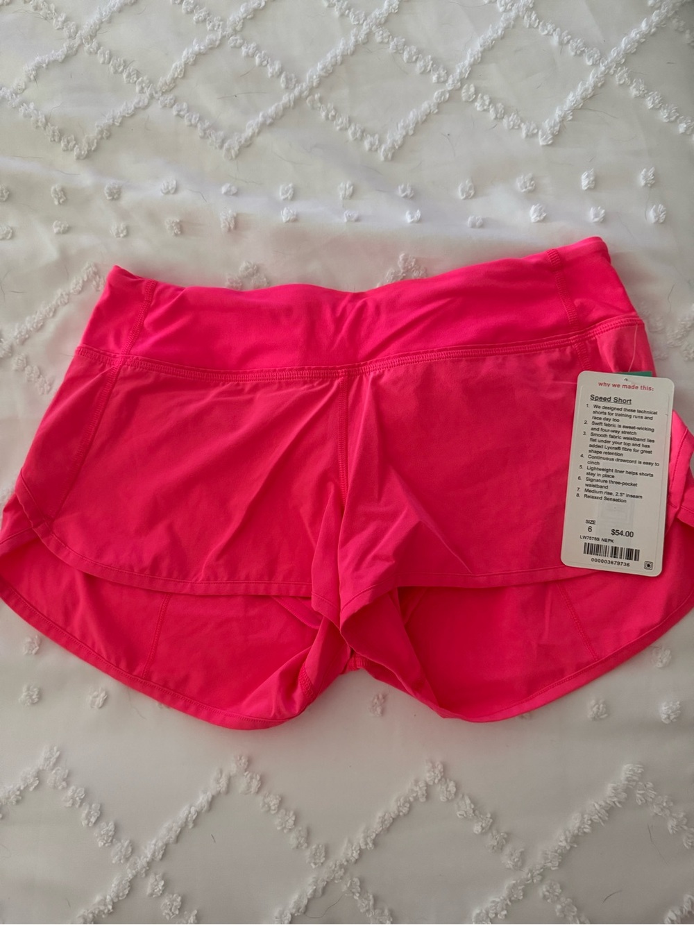 lululemon athletica Hot Pink Athletic Speed Shorts